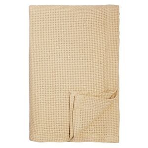 Sky Bedding Basketweave Cotton Full/Queen Blanket Tan - NWT $225